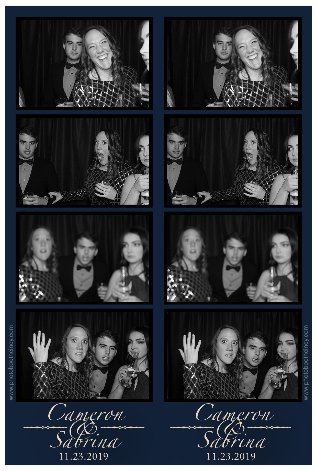 Cameron & Sabrina | View more photos from the event at gallery.photoboothcincy.com/u/PhotoBoothCincy/Cameron-Sabrina